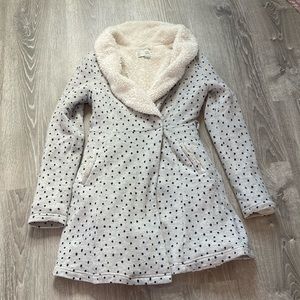 Anthropologie Saturday Sunday fleece lined jacket robe